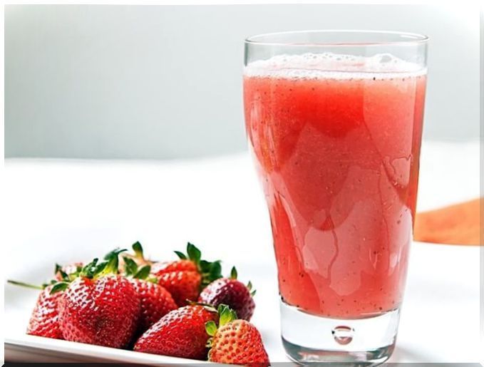 Strawberry juice