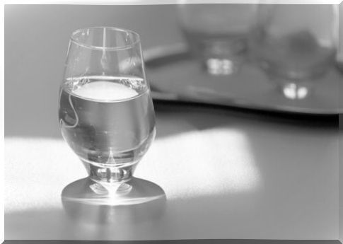 Glass of water