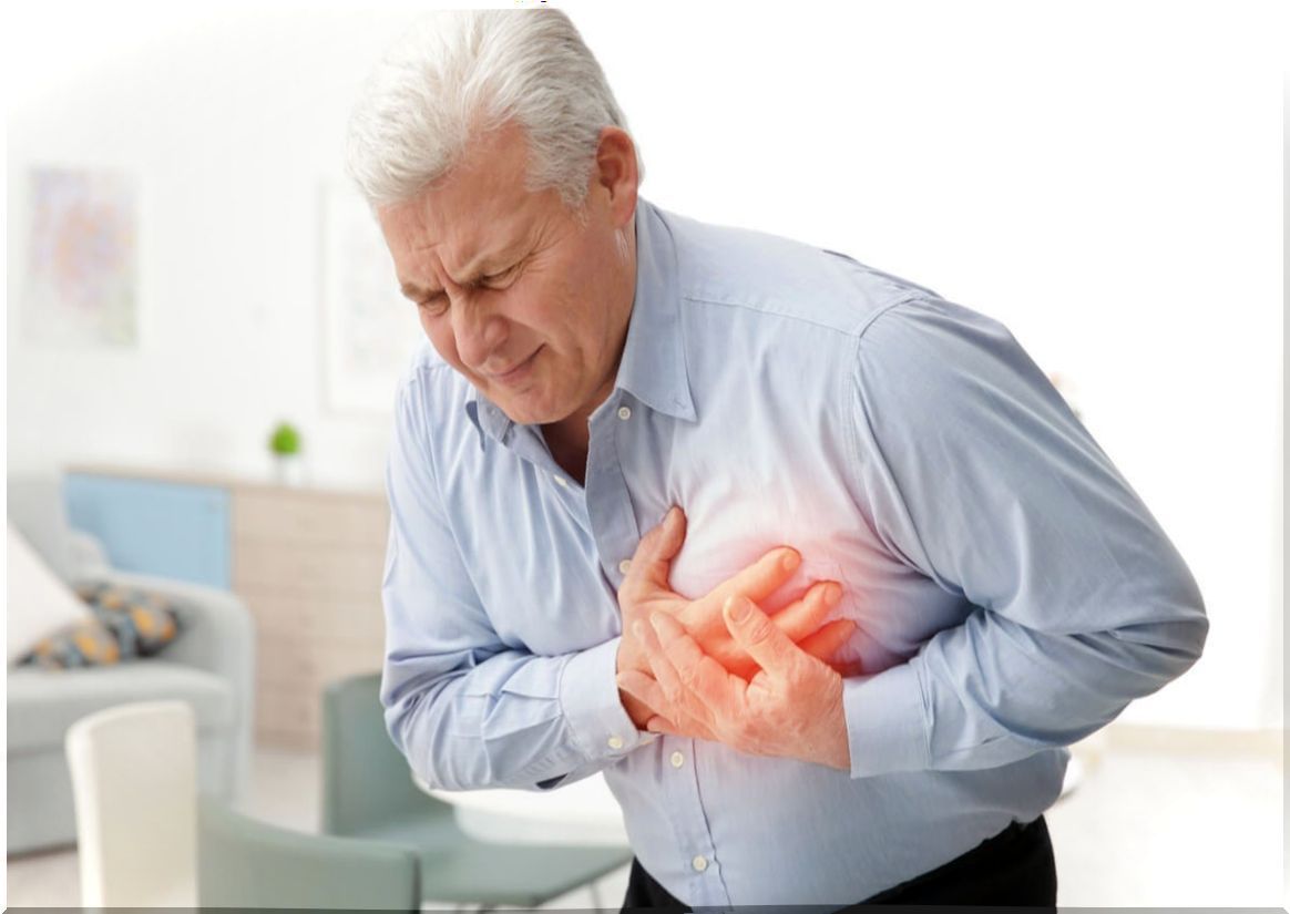 Man with myocardial infarction