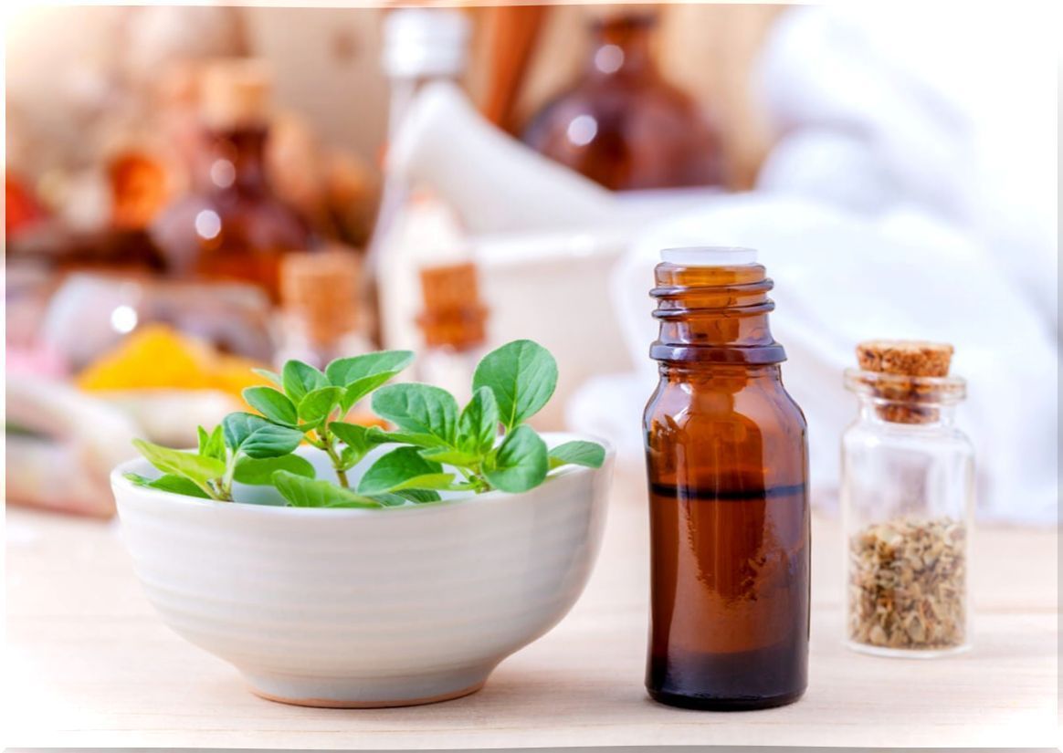 Oregano essential oil.