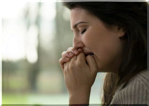 Woman in treatment with anxiolytics