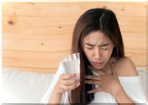 sore throat when drinking water