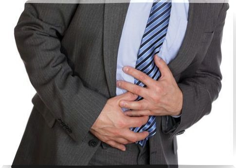 Man who needs to treat gastric reflux