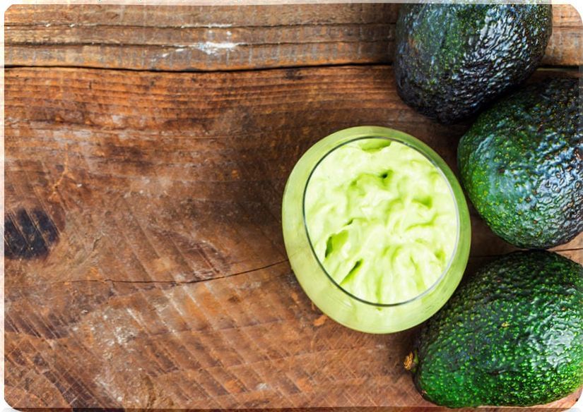 Avocado hair mask